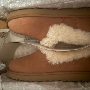 UGG Women's Nita Chestnut Sheepskin Slippers